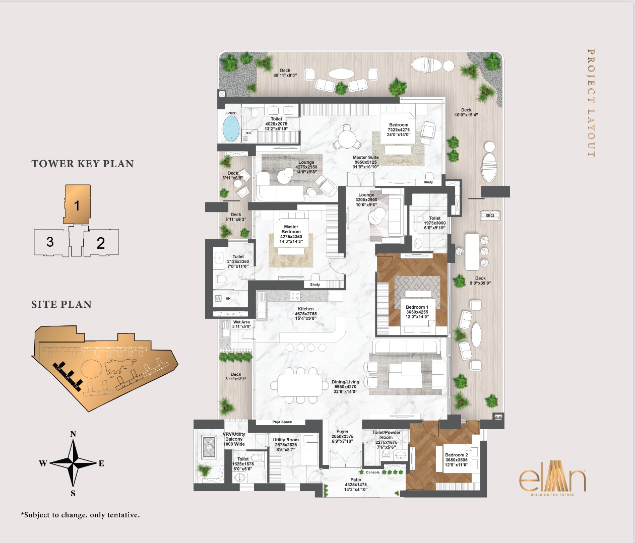 Elan The Emperor Floor Plan