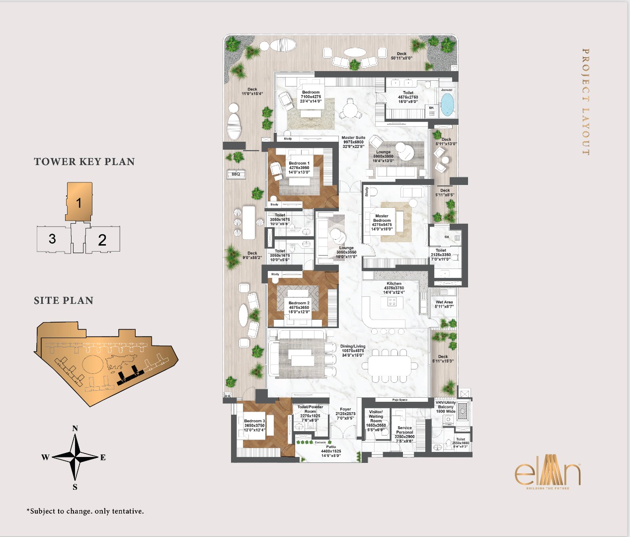 Elan The Emperor Floor Plan