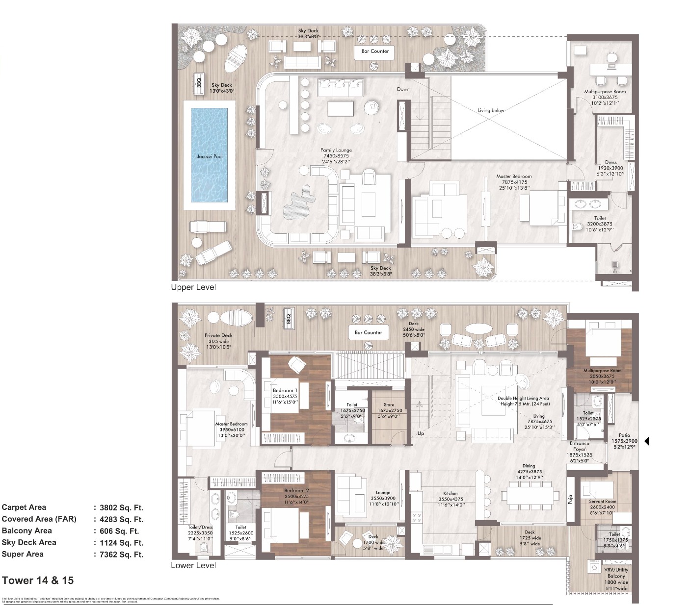DLF The Crest Floor Plan